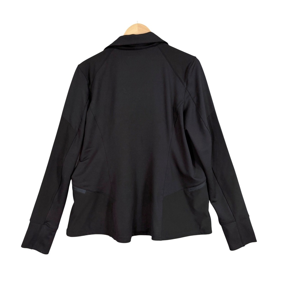 5.11 Tactical Moto Jacket Women XL Black Asymmetrical Zip Performance 66011-019 - Picture 4 of 10